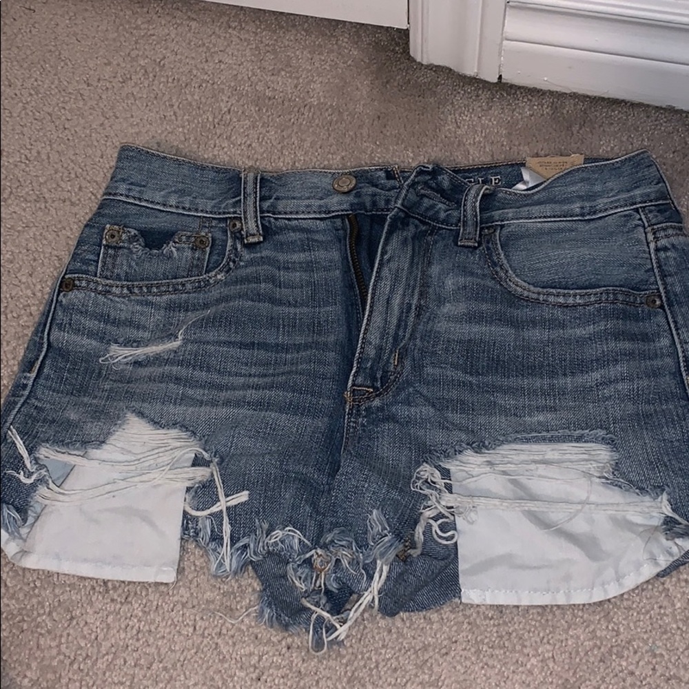 American Eagle High Rise Denim Short